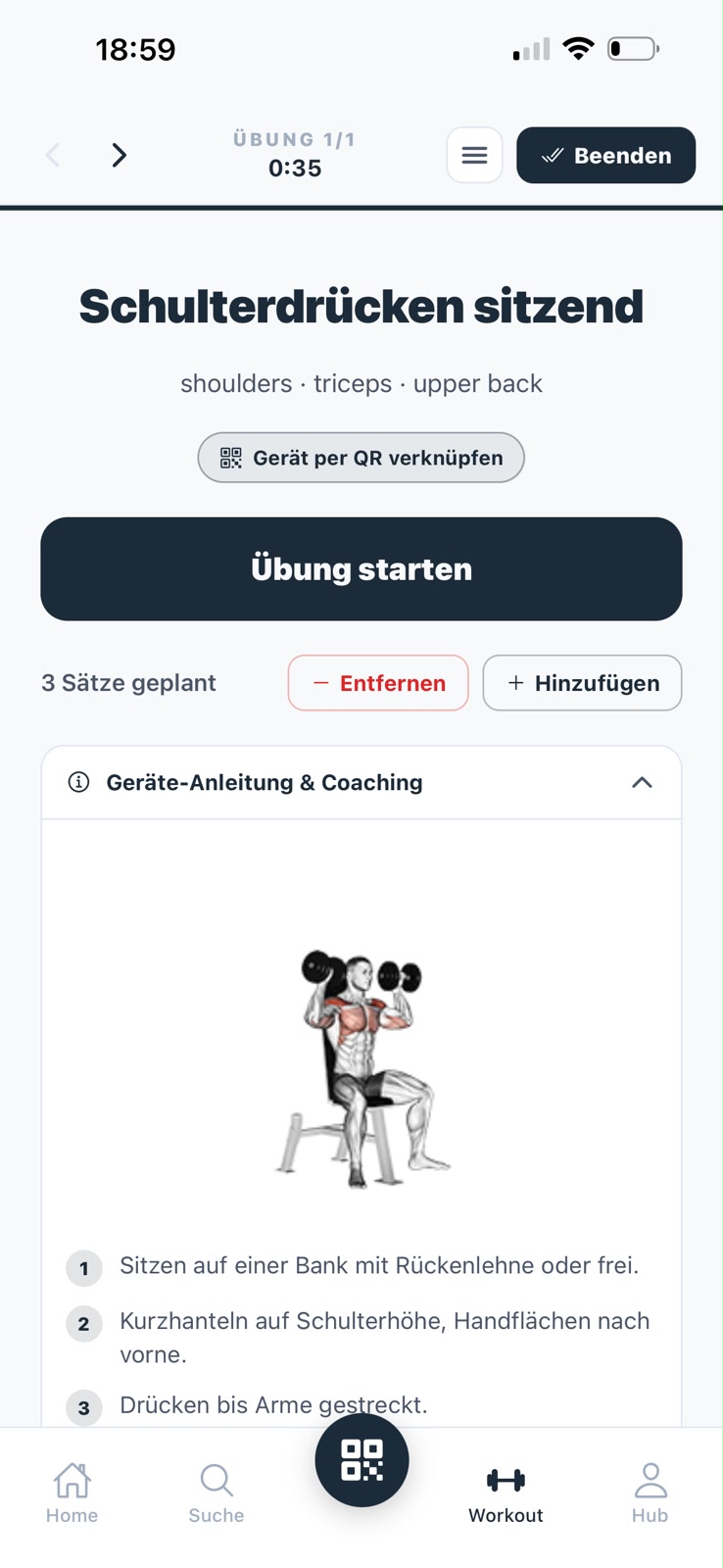 RepTag Mobile App Vorschau